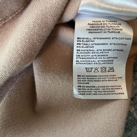 Engineered Life Faux Distressed Sleeve Cropped Athletic Sweatshirt Large - Picture 8 of 9